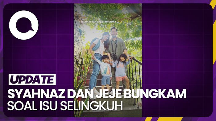 Potret Syahnaz dan Jeje Rayakan Idul Adha di Tengah Isu Selingkuh