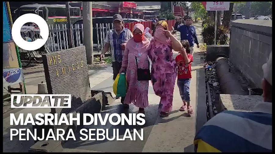 Masriah Penyiram Tinja Bebas dari Penjara