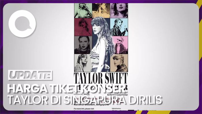 Berikut Daftar Harga Tiket Konser Taylor Swift di Singapura