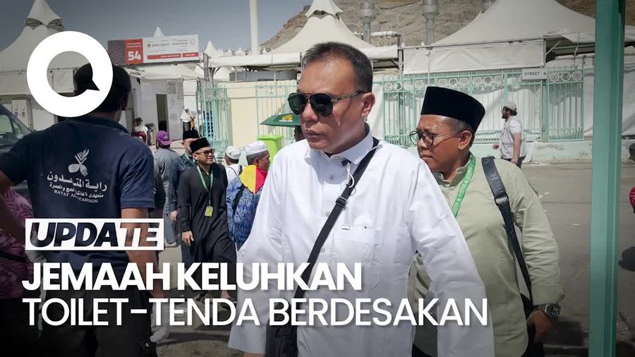 Momen Pimpinan DPR Tinjau Pemondokan Jemaah Haji Indonesia di Mina
