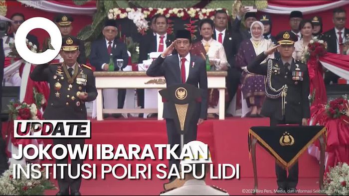 Jokowi: Institusi Polri Ibarat Sapu Lidi, Masing-masing Harus Bersih