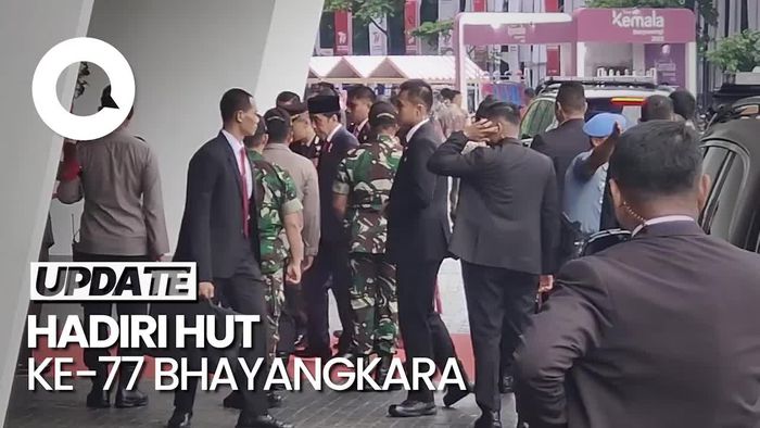 Jokowi Hingga Prabowo Tiba di GBK, Hadiri HUT ke-77 Bhayangkara