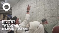 Momen Jemaah Haji Maktour Lempar Jumrah