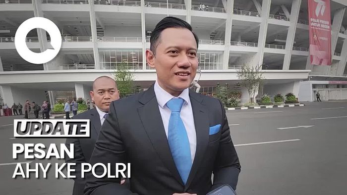 Pesan AHY ke Polri: Kita Ingin Hukum Tidak Tebang Pilih