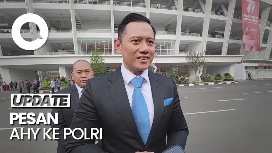 Pesan AHY ke Polri: Kita Ingin Hukum Tidak Tebang Pilih