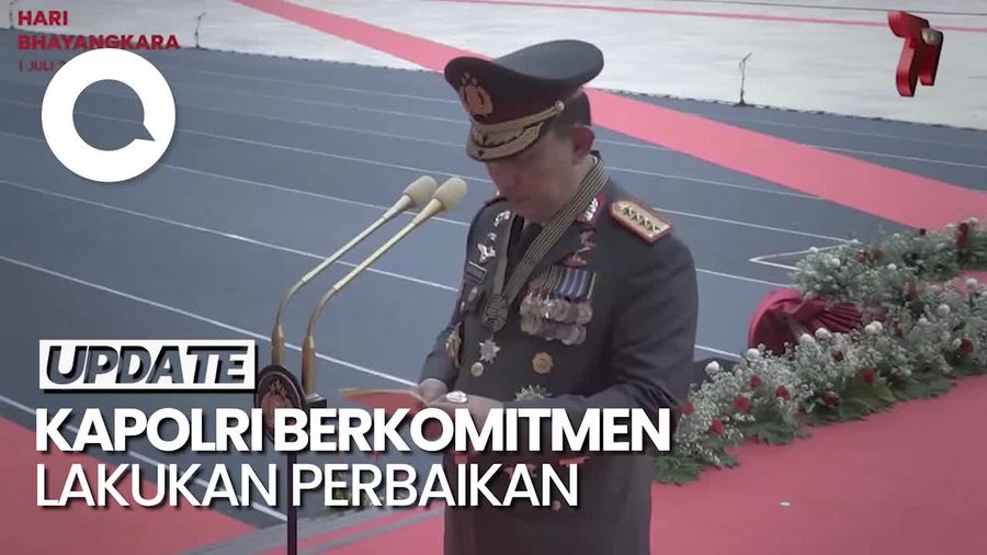 Dengar Suara Bergetar Kapolri: Mohon Maaf Atas Perbuatan Sakiti Hati Masyarakat