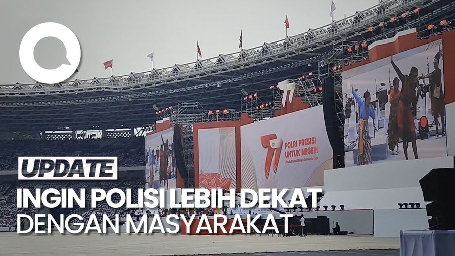 Ribuan Polisi hingga Masyarakat Hadiri HUT ke-77 Bhayangkara