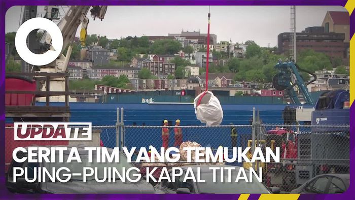 Momen Emosional Kala Puing-puing Kapal Selam Titan Ditemukan