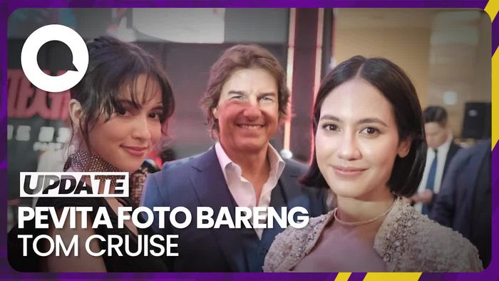 Potret Pevita Pearce Bareng Tom Cruise