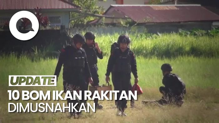 Tim Jibom Musnahkan Bom Ikan-Ranjau Aktif Tinggalan Jepang di Pariaman
