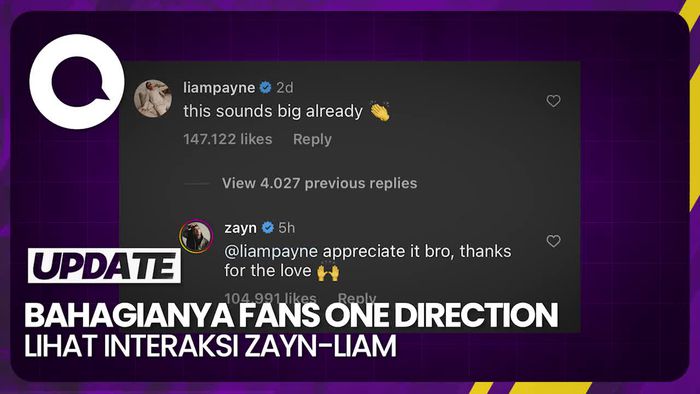 Heboh Zayn Malik Balas Komentar Liam Payne di Instagram