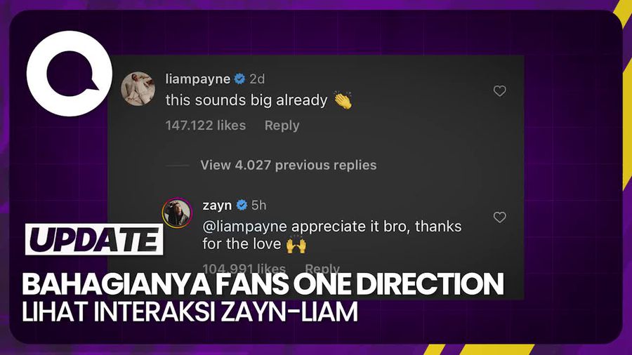 Heboh Zayn Malik Balas Komentar Liam Payne di Instagram