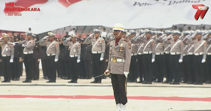 Sinergitas TNI dan Polri, Semarakkan HUT Bhayangkara ke-77