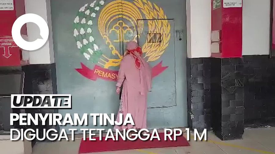 Bebas dari Bui, Penyiram Tinja di Sidoarjo Digugat Tetangga Rp 1 M