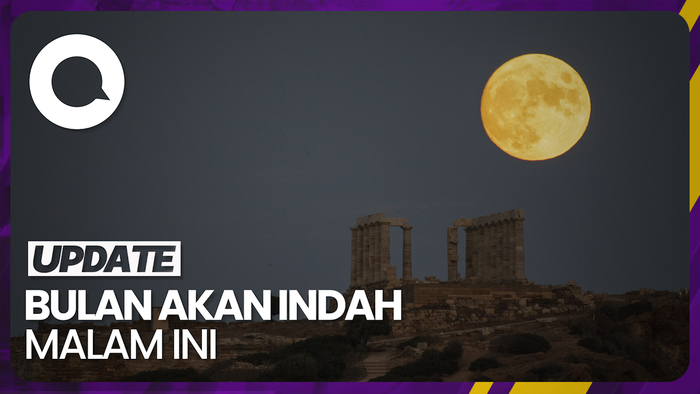 Siap-siap Lihat Bulan Purnama Malam Ini