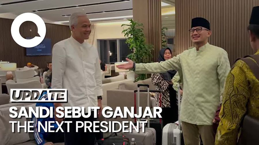 Momen Sandi Kenalkan Ganjar ke Pejabat Saudi Sebagai The Next President