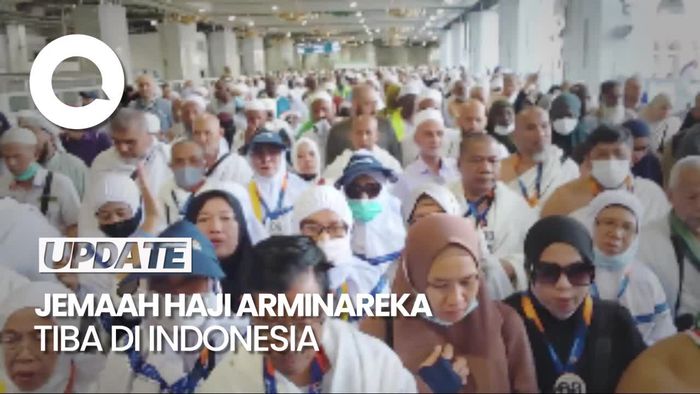 Jemaah Arminareka Perdana Kloter Pertama Tiba di Tanah Air