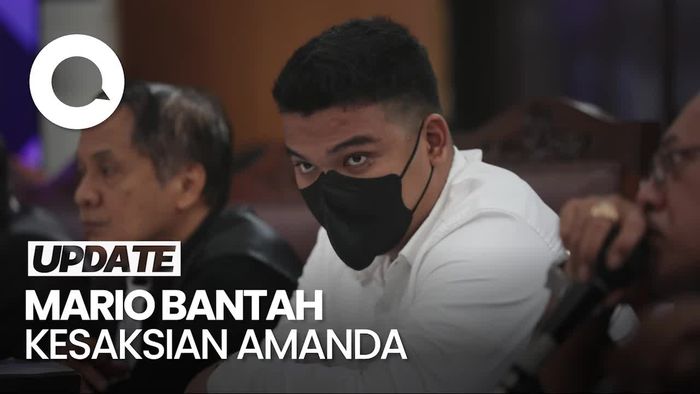 Mario Dandy Bantah Amanda soal Percakapan Bahas AG Menghilang