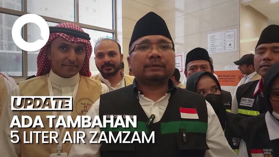Hore! Jemaah Haji Dapat 10 Liter Air Zamzam