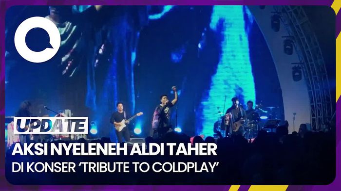 Warna Warni Aksi dan Jokes Politik di Panggung Konser Aldi Taher