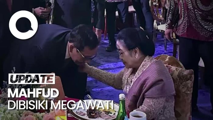 Mahfud Md Ungkap Isi Pembicaraan saat Dibisiki Megawati di Resepsi Pernikahan
