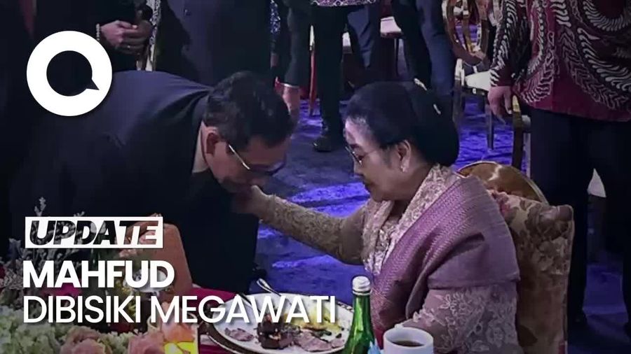 Mahfud Md Ungkap Isi Pembicaraan saat Dibisiki Megawati di Resepsi Pernikahan