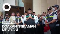Lepas Jemaah Pulang ke Tanah Air, Menag: Maaf Kalau Banyak Kekurangan