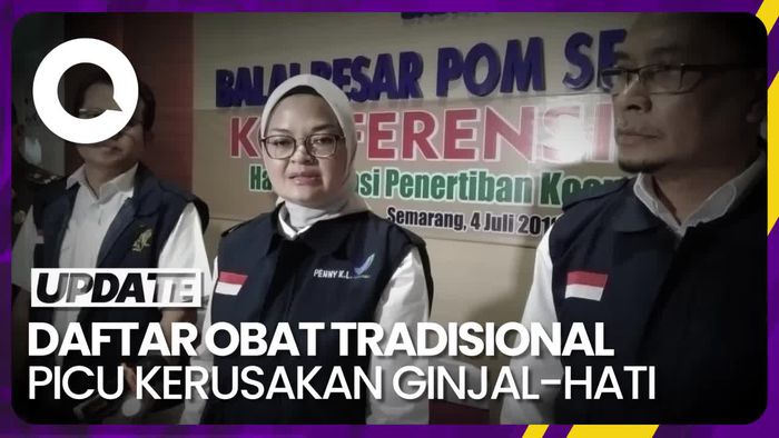 BPOM Rilis Daftar Obat Tradisional Pemicu Kerusakan Ginjal-Hati