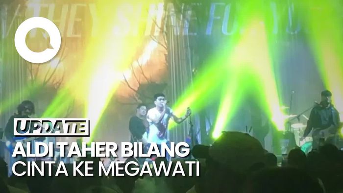 Momen Aldi Taher Tutup Lagu Yellow: I Love You Ibu Megawati