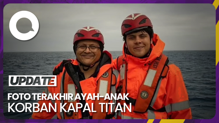 Potret Terakhir Ayah dan Anak Korban Tragedi Kapal Selam Titan