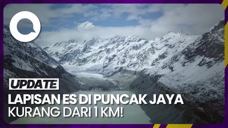 Salju Abadi di Puncak Jaya Diprediksi Lenyap Tahun 2026