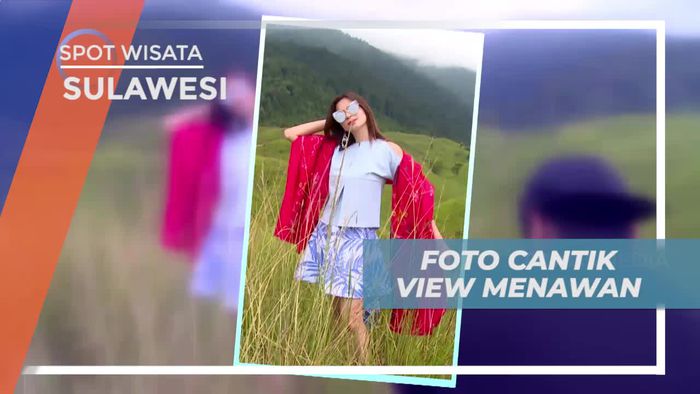 Berfoto Dengan Latar Bukit Teletubbies yang Menawan, Luwuk Banggai