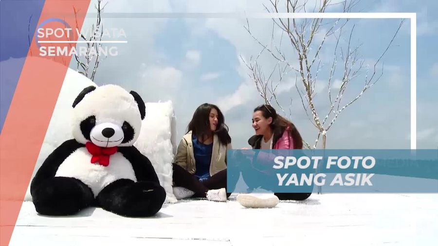 Spot Foto Unik Bertema Salju di Semarang