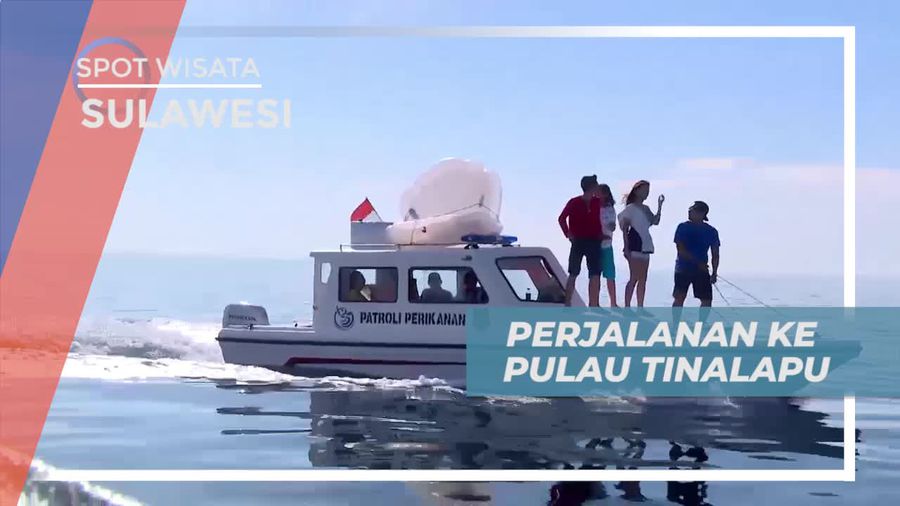 Berperahu Menuju Pulau Tinalupu Sulawesi Tengah