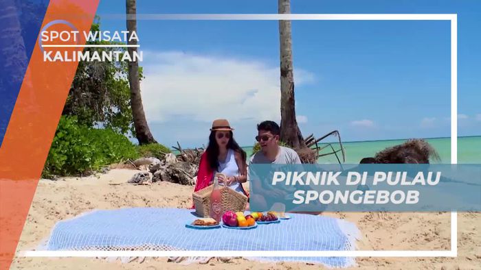 Piknik Asik di Pulau Spongebob Kalimantan Timur