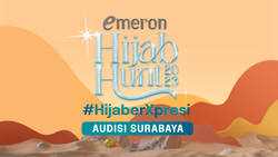Keseruan Audisi Emeron Hijab Hunt 2023 di Surabaya
