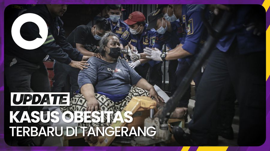 Pria dengan Bobot 200 Kg Dievakuasi BPBD ke RSUD Kota Tangerang