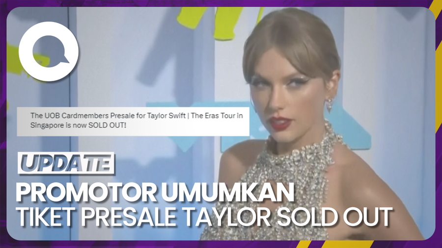 Tiket Presale Konser Taylor Swift di Singapura Habis Terjual