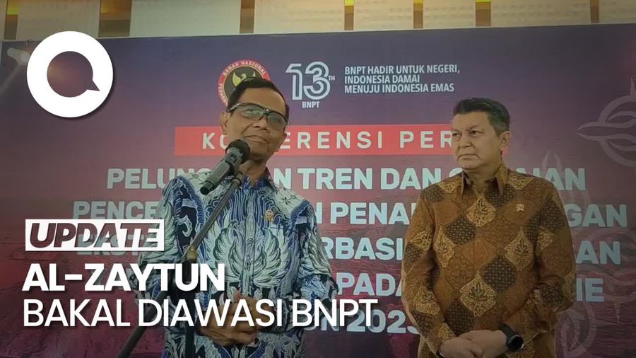 Mahfud Sebut BNPT Akan Awasi Ponpes Al-Zaytun