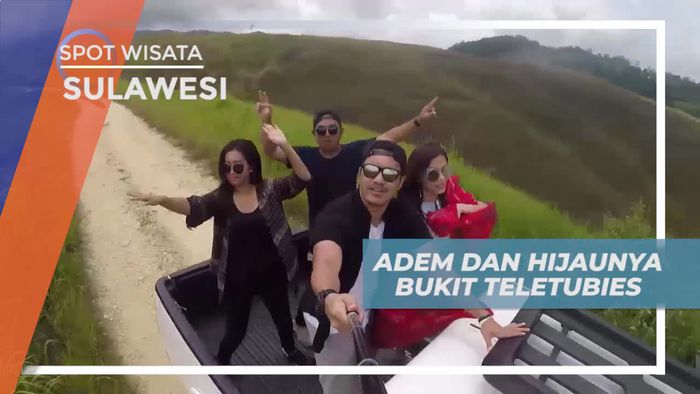 Suasana Sejuk dan Hijau Bukit Teletubbies Luwuk Banggai Sulawesi Tengah