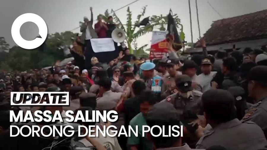 Demo di Ponpes Al-Zaytun Ricuh, 2 Orang Diamankan