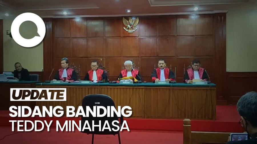 Teddy Minahasa Tak Hadiri Sidang Putusan Banding di PT DKI