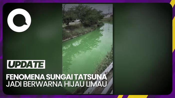 Sungai Tatsuta di Jepang Berubah Warna Jadi Hijau Limau, Kok Bisa?