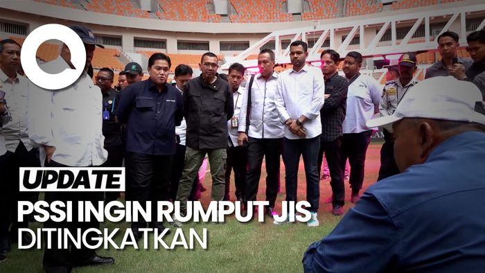 Erick Thohir Beberkan Alasan Rumput JIS Disorot
