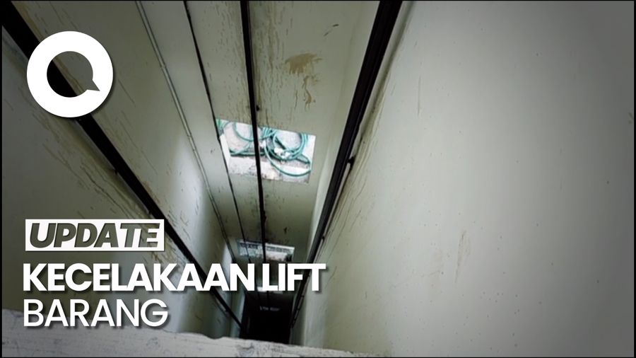 Penampakan Lift Barang Anjlok yang Tewaskan 7 Pekerja di Lampung