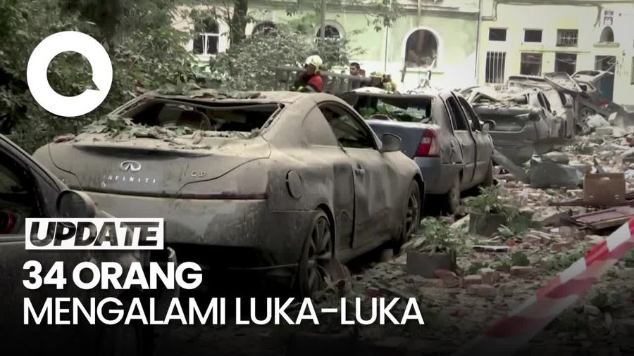 Empat Orang Tewas Buntut Serangan Rudal Rusia di Apartemen Ukraina