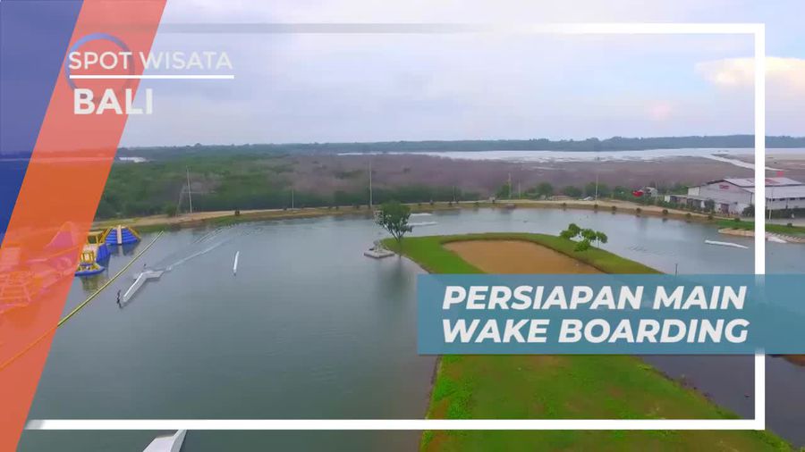 Persiapan Bermain Wake Boarding di Bali