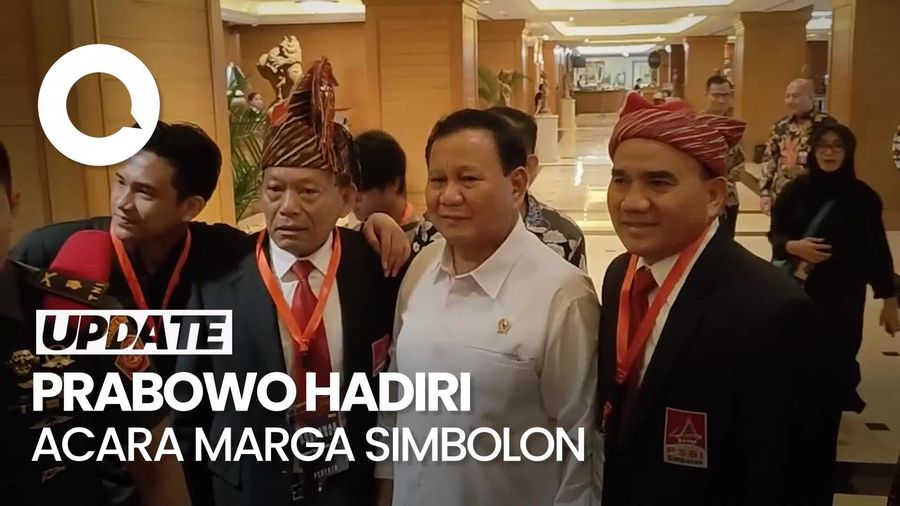 Hadiri Rakernas Marga Simbolon, Prabowo Diteriaki Presiden