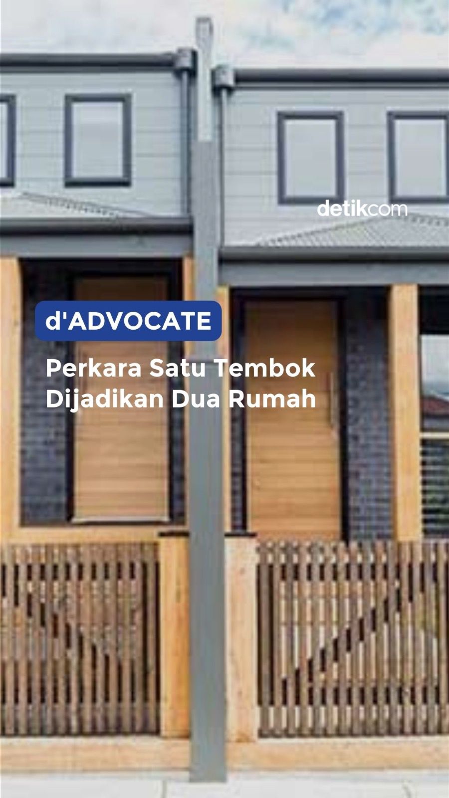 Ribut-ribut Berbagi Dinding Rumah dengan Tetangga