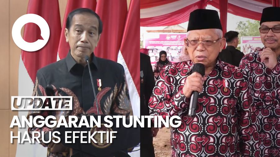 Maruf Amin Minta Anggaran Stunting Tepat Sasaran Seperti Arahan Jokowi
